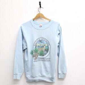 Vintage Kinzua Country Pennsylvania Deer Stag Sweatshirt Medium